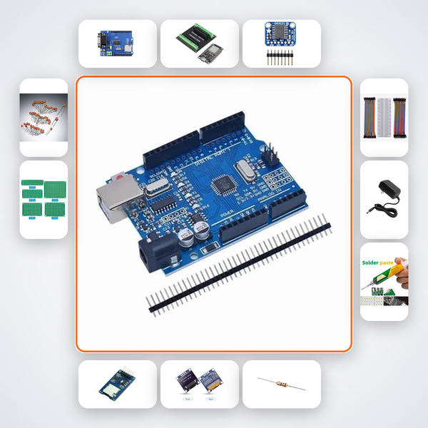 CAN Bus Vehicle Data Logger Kit with Arduino Uno + LED