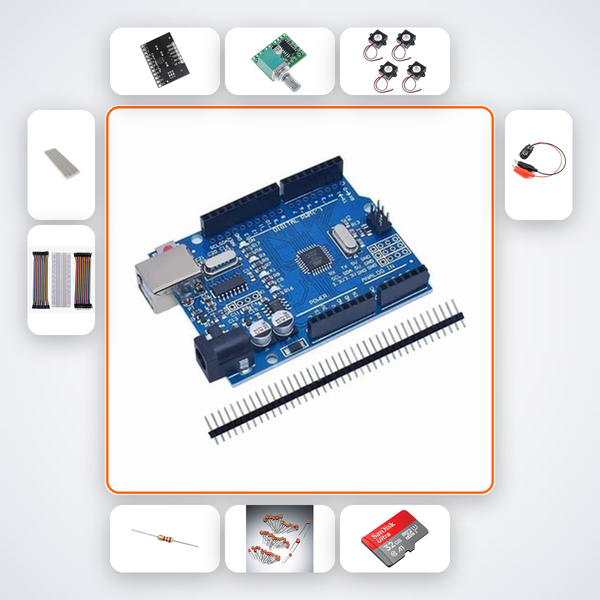 Capacitive Touch Keyboard Kit with Arduino Uno + Sensor