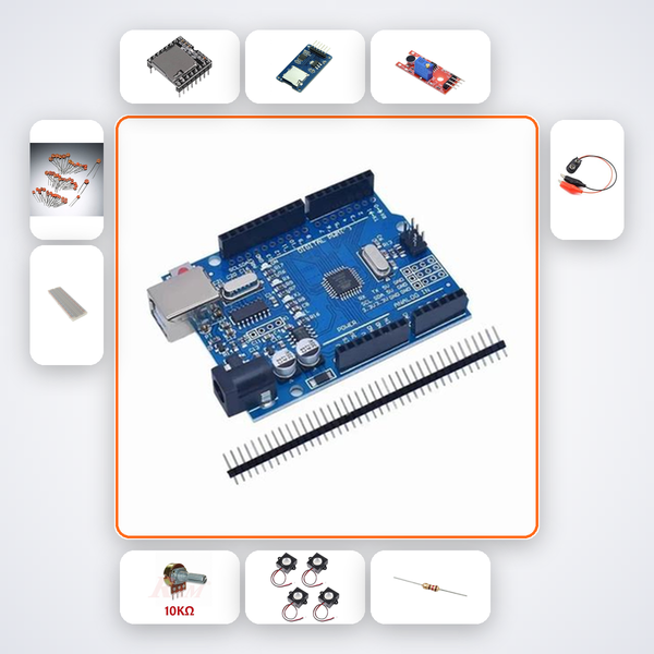 Clap-Controlled MP3 Player Kit with Arduino Uno + Sensor