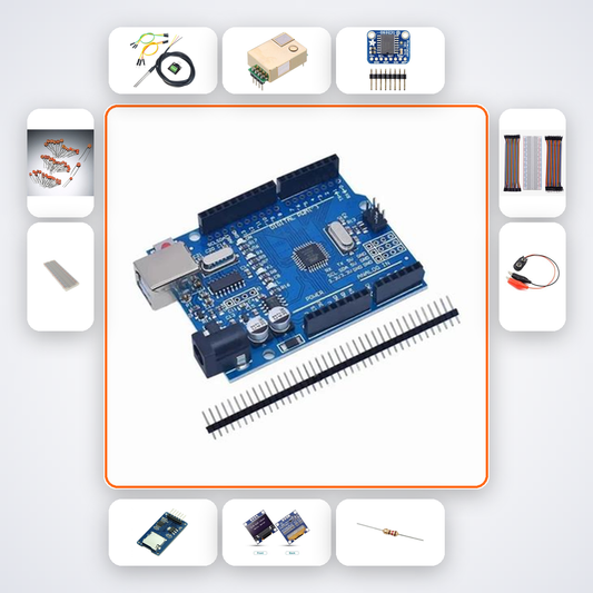 Classroom CO2 Monitor Pro Kit with Arduino Uno + LED