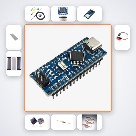 Cold Chain Temperature Data Logger Variant 16 Kit with Arduino Nano + LED