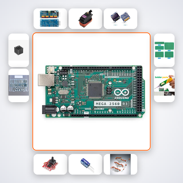 Collaborative Dual Arm Assembly Kit with Arduino Mega + Servo