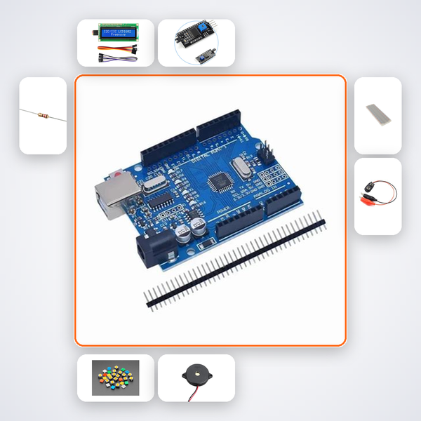 Countdown Timer Kit with Arduino Uno
