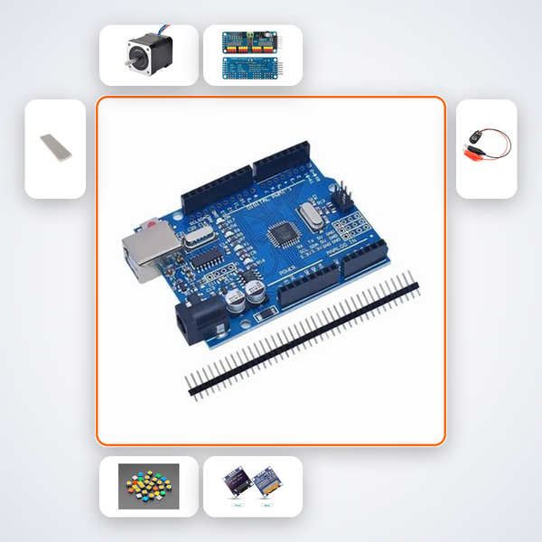 Crop Row Planting Guide Variant 13 Kit with Arduino Uno + Stepper Motor