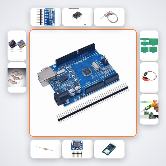 Cryogenic Temperature Logger Kit with Arduino Uno + LED