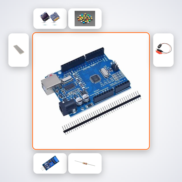 Digital Dice Roller Kit with Arduino Uno + LED