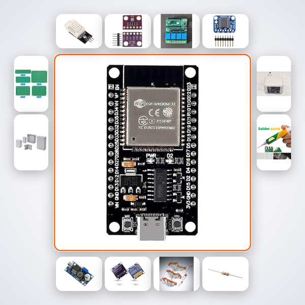 Digital Twin Sensor Shadow Variant 8 Kit with ESP32 + DHT22
