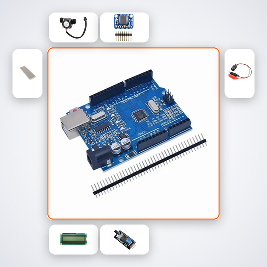Drip Irrigation Flow Monitor Kit with Arduino Uno + Sensor