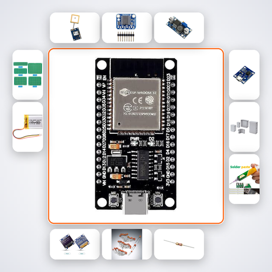Drone GPS Navigator Kit with ESP32 + LED