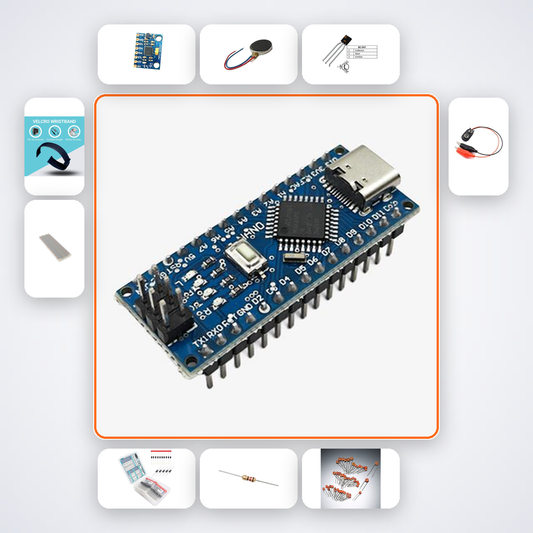 Earthquake Vibration Logger Kit with Arduino Nano + MPU6050