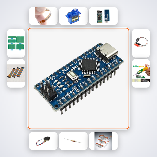 Earthquake Vibration Logger Kit with Arduino Nano + Sensor