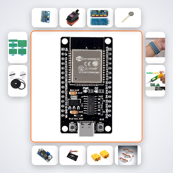 Earthquake Vibration Logger Plus Kit with ESP32 + MPU6050