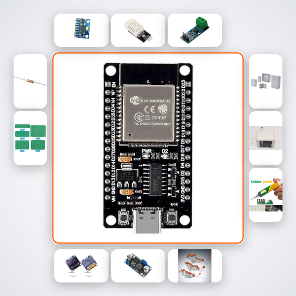 Edge AI Anomaly Detection Node Variant 5 Kit with ESP32 + MPU6050