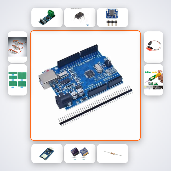 Electromagnetic Field Probe Kit with Arduino Uno + LED