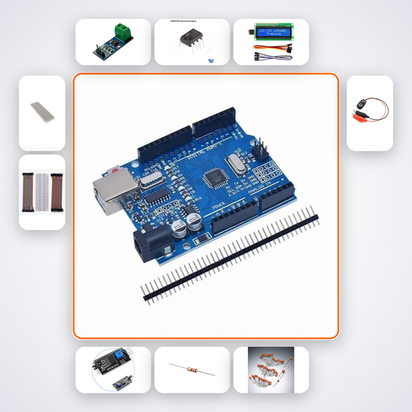 Electromagnetic Induction Meter Kit with Arduino Uno