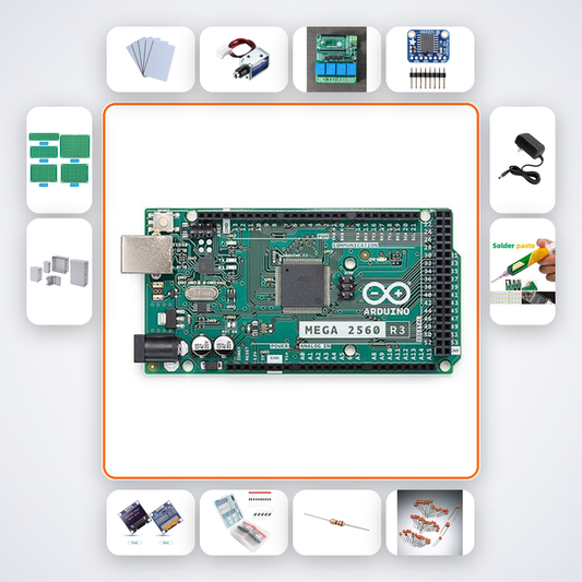 Encrypted RFID Vault Lock Kit with Arduino Mega + Relay