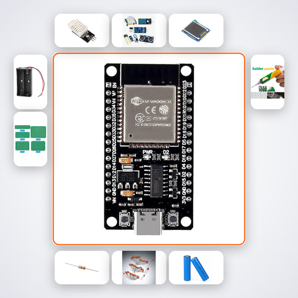 ESP-NOW Multi-Sensor Star Network Kit with ESP32 + DHT22