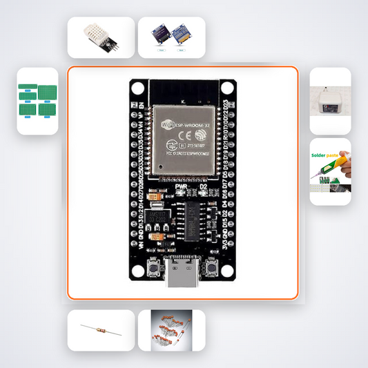 ESP32-C6 IEEE 802.15.4 Thread Node Kit with ESP32 + DHT22