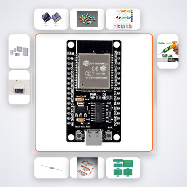 ESP32-C6 Secure Boot Device Kit with ESP32 + LED