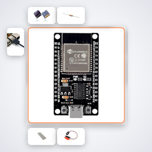 ESP32-C6 WiFi 6 Speed Test Node Kit with ESP32 + LED