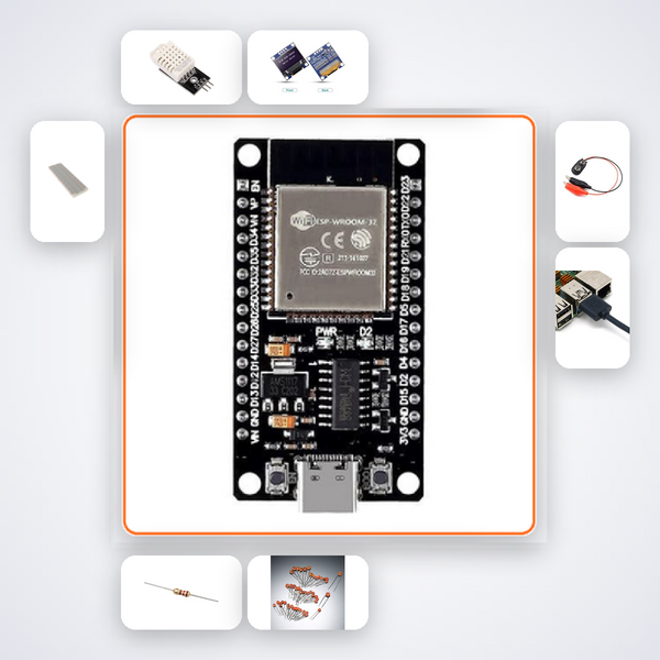 ESP32-C6 Zigbee Sensor Node Kit with ESP32 + DHT22