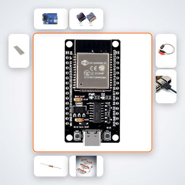 ESP32 CAN Bus Vehicle Data Reader Kit with ESP32 + LED