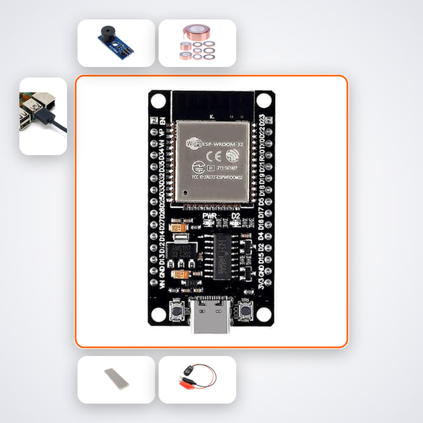 ESP32 Capacitive Touch Piano Kit with ESP32