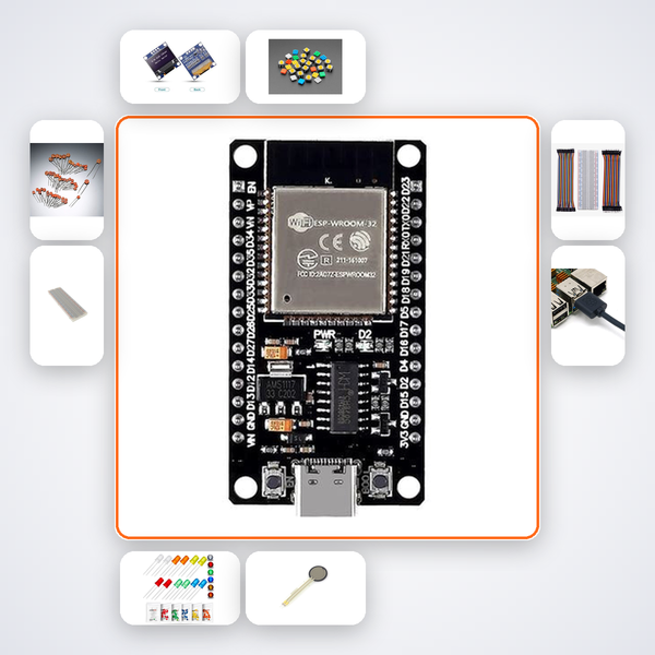 ESP32 Captive Portal Config Variant 16 Kit with ESP32 + LED