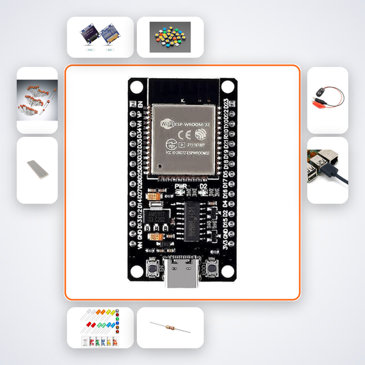 ESP32 Captive Portal Config Kit with ESP32 + LED