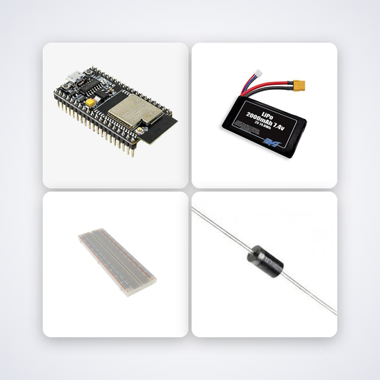 ESP32 Deep Sleep Battery Saver Kit with ESP32 + DHT22