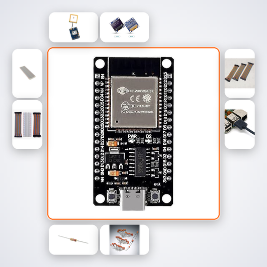 ESP32 GPS Location Logger Kit with ESP32 + LED