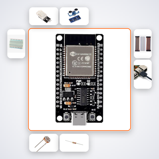 ESP32 HTTP REST API Server Kit with ESP32 + DHT22