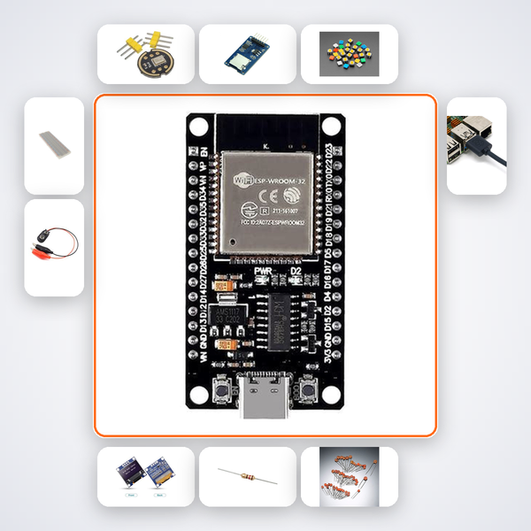 ESP32 I2S Audio Recorder Kit with ESP32 + LED