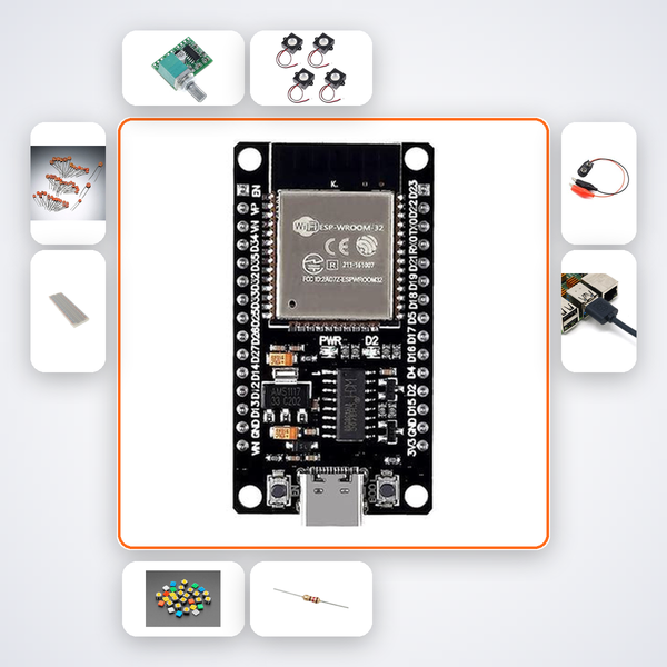 ESP32 I2S DAC Audio Player Kit with ESP32
