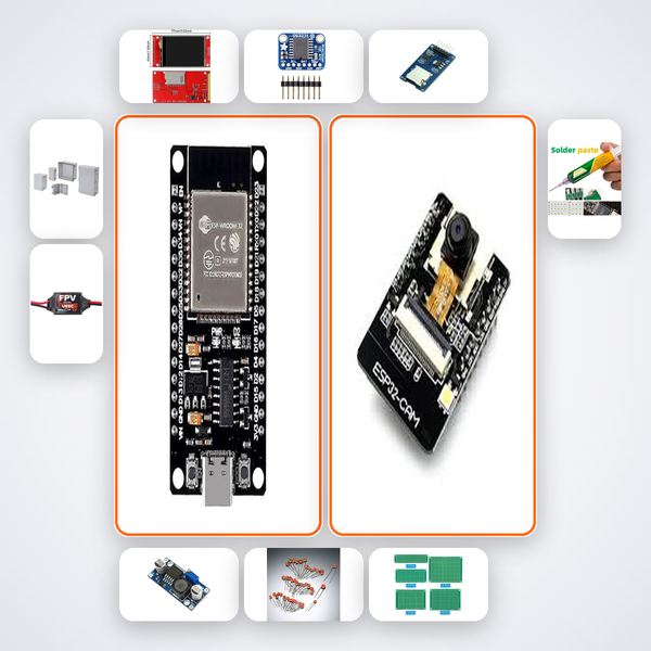 ESP32 Neuromorphic Vision Chip Kit with ESP32 + Camera