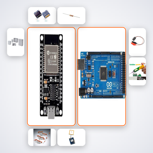 ESP32 Pocket Spectrum Analyser Kit with ESP32 + LED
