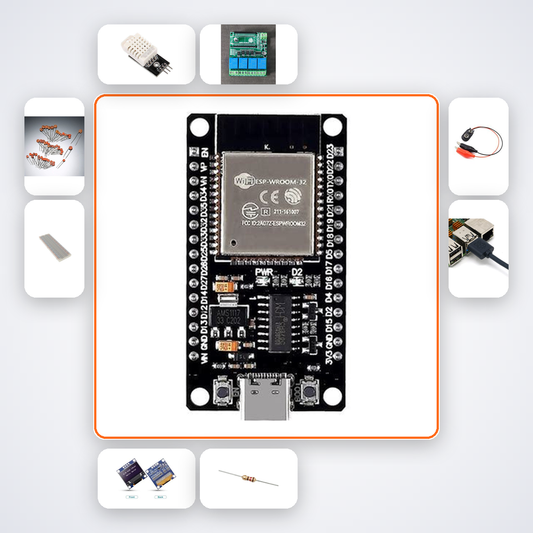 ESP32 Private MQTT Broker Kit with ESP32 + DHT22