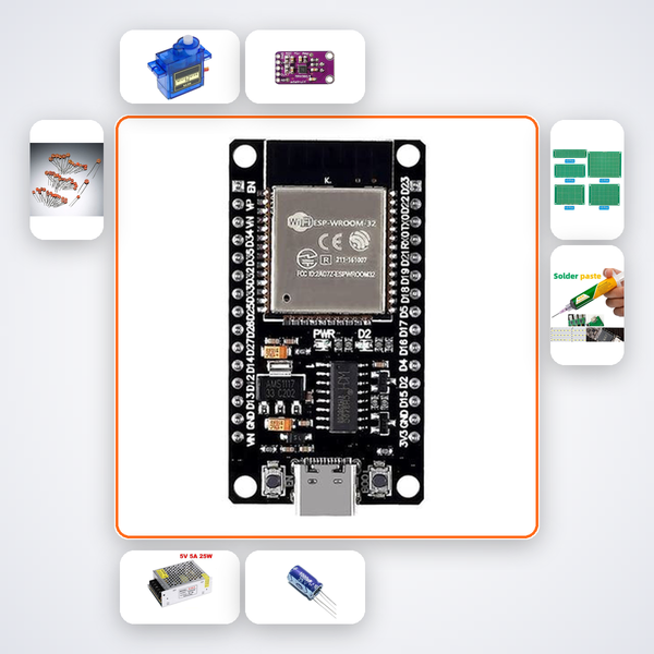 ESP32 PWM Servo Orchestra Kit with ESP32 + Servo