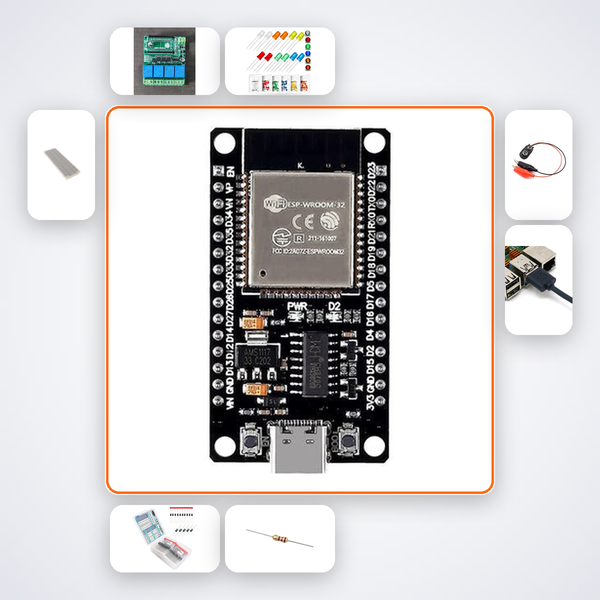 ESP32 Telegram Bot LED Control Kit with ESP32 + Relay