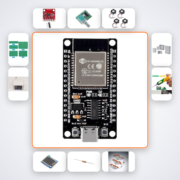ESP32 Waveform Function Generator Kit with ESP32