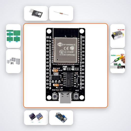 ESP32 Wireless Debug Probe Kit with ESP32 + LED