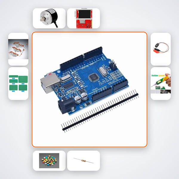Etch-a-Sketch Digital Display Kit with Arduino Uno