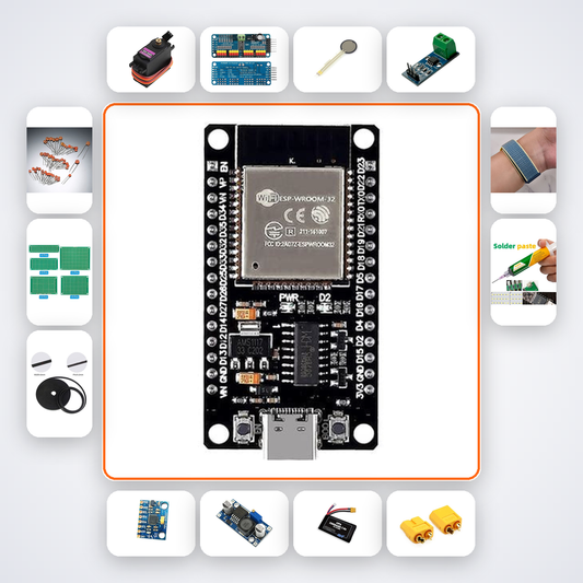 Exoskeleton Elbow Rehabilitation Kit with ESP32 + Servo