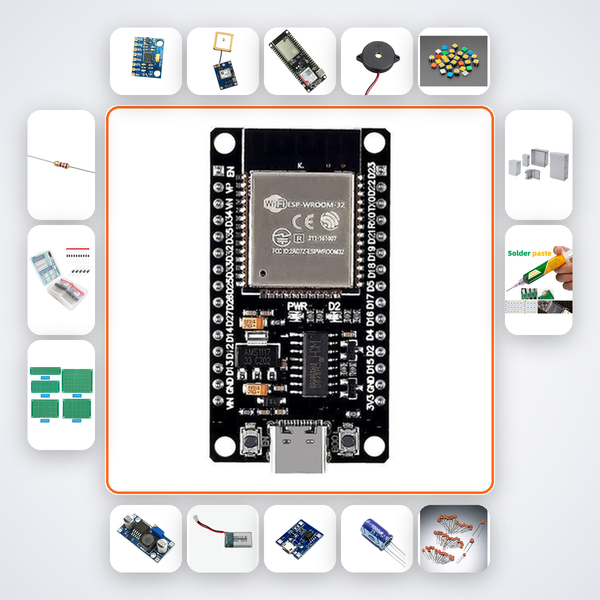 Fall Detection Emergency Alert Variant 1 Kit with ESP32 + MPU6050