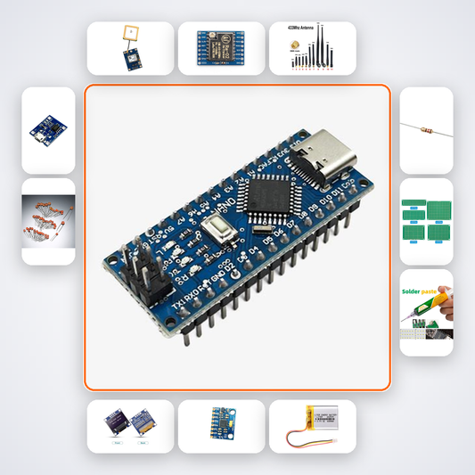 Fitness Step Counter Kit with Arduino Nano + LoRa