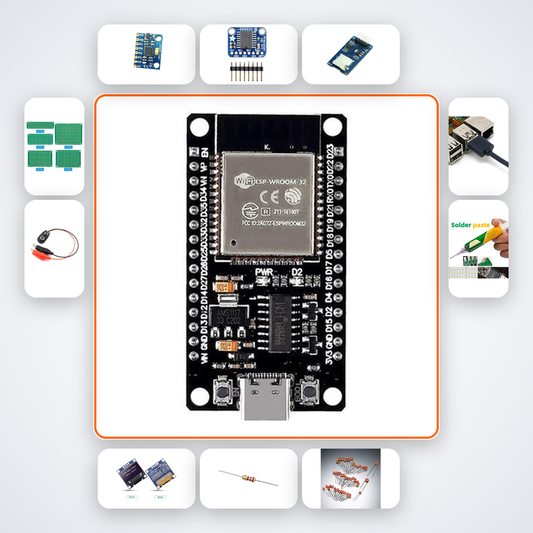 Fitness Step Counter Kit with ESP32 + MPU6050