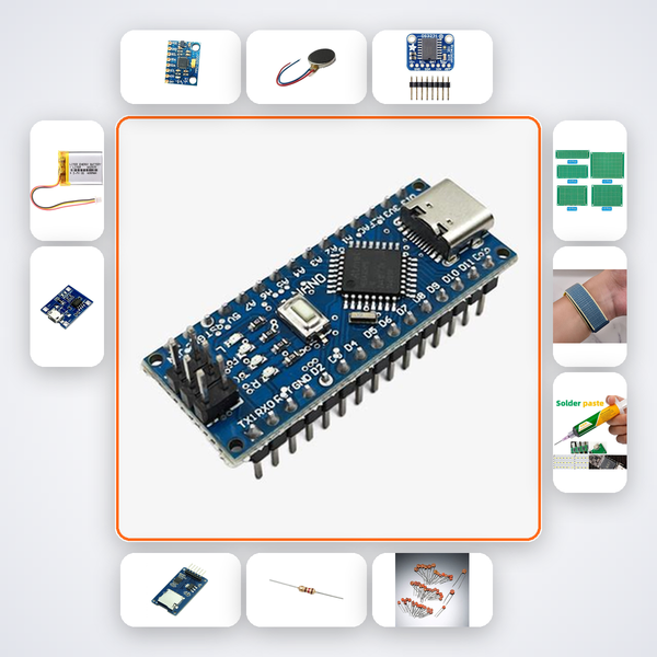 Fitness Step Counter Plus Kit with Arduino Nano + MPU6050