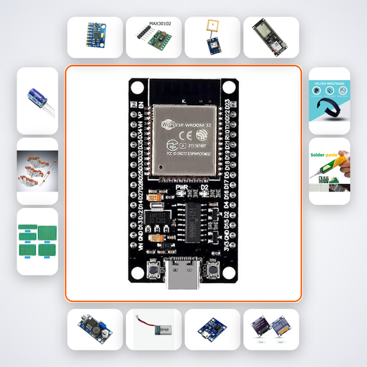 Fitness Step Counter Pro Kit with ESP32 + MPU6050