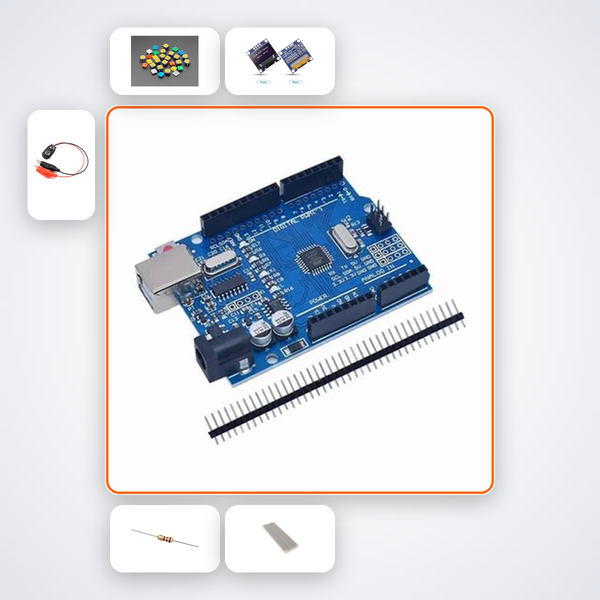 Flipping Coin Probability Display Variant 12 Kit with Arduino Uno + LED