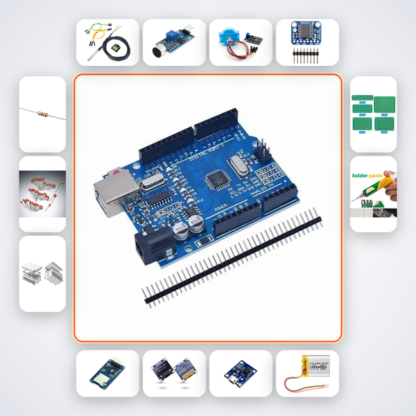 Floating Pond Sensor Buoy Variant 24 Kit with Arduino Uno + Sensor